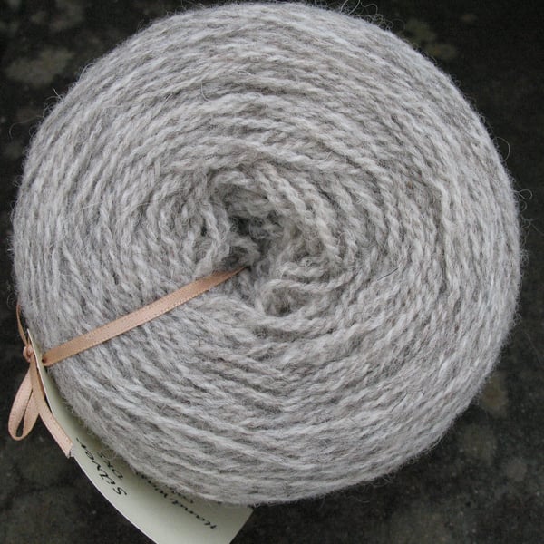 100% Pure Jacob Double Knitting (Sport) Wool Silver 100g