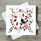 Blackbird: Just One More Blank Greeting Card