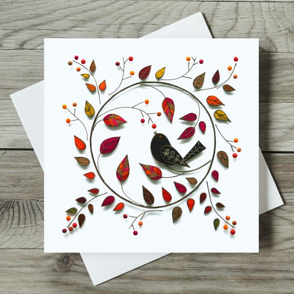 Blackbird: Just One More Blank Greeting Card