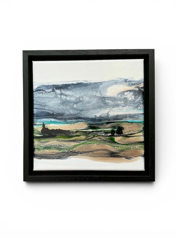 Northumberland hills -Storm in summer