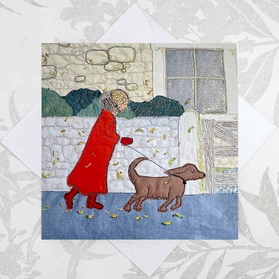 Birthday card with dog - dog birthday card