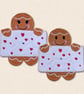Love Letter Gingerbread Decoration - Cute Felt Hanging Decor
