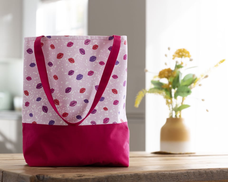 Women's Tote Bag-Handmade. Beach Bag. Shopper Bags. Stylish Tote Bag-TB21