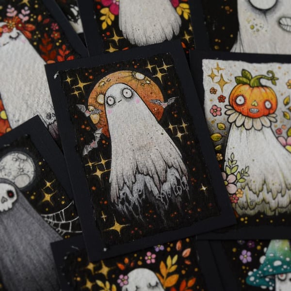 ghostober ghost - day 2 - slightly batty 