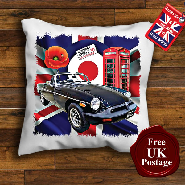 MGB Cushion Cover, Choose Your Size