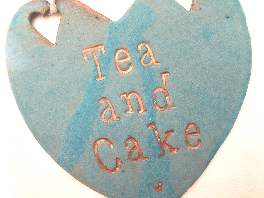 Handmade Ceramic novelty hanging board, home decor, stoneware pottery