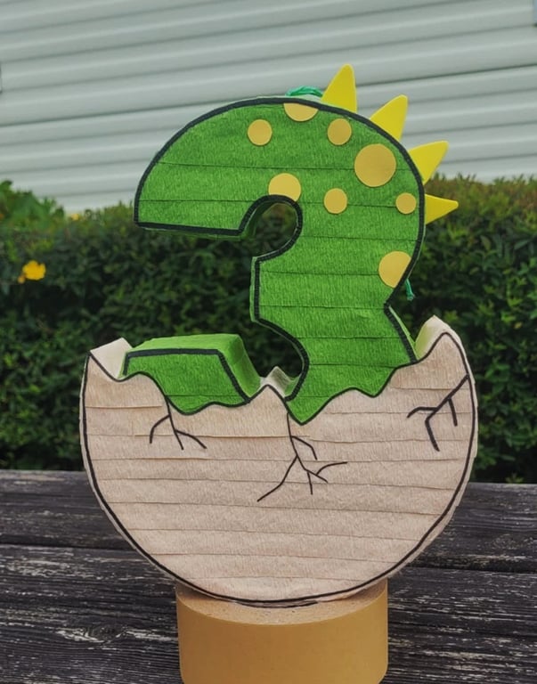 Dinosaur Egg Birthday N°3 - 25cm