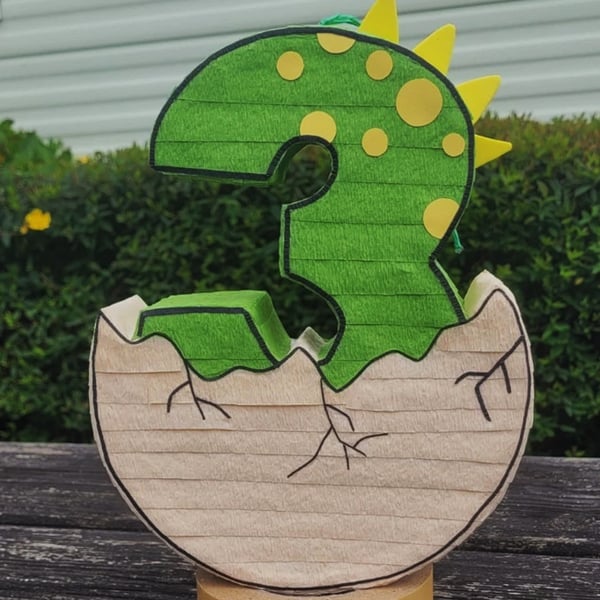Dinosaur Egg Birthday N°3 - 25cm