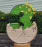 Dinosaur Egg Birthday N°3 - 25cm - Image 1