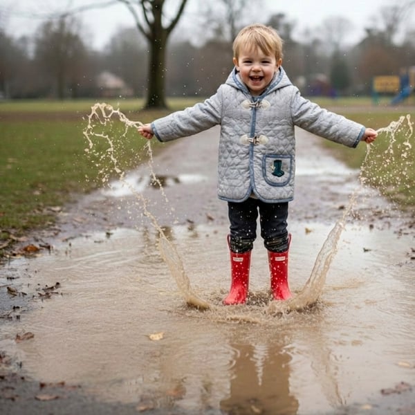 Light weight quilted spring jacket age 3 years. FP&P