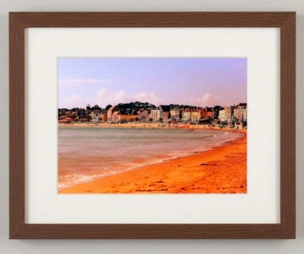 Weymouth Beach and Seafront Print – Dorset (Black & White or Colour)