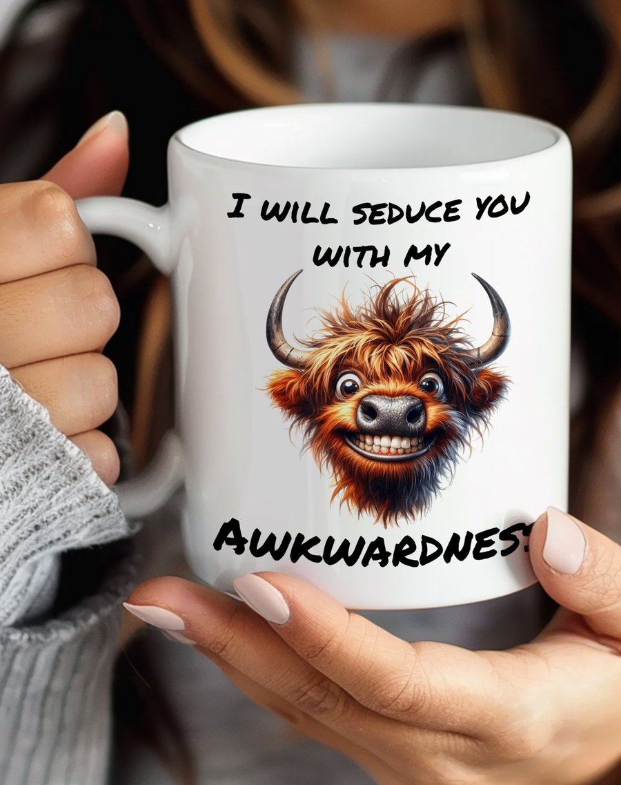 I Will Seduce You With My Awkwardness Mug – Neurodivergent Funny Gift – Autism
