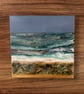 Northumberland beach scene acrylic canvas  - Image 6