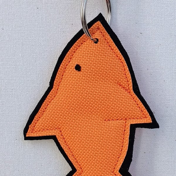 Orange Fish Keyring - Bag Charm