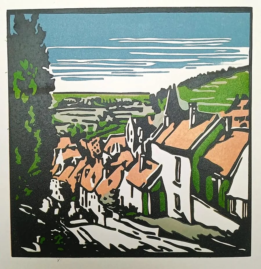 View of Montresor Village in Loire Valley
