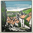 View of Montresor Village in Loire Valley