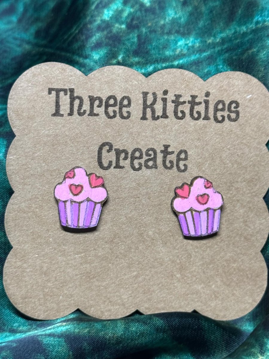 Cute Cup Cake Earrings