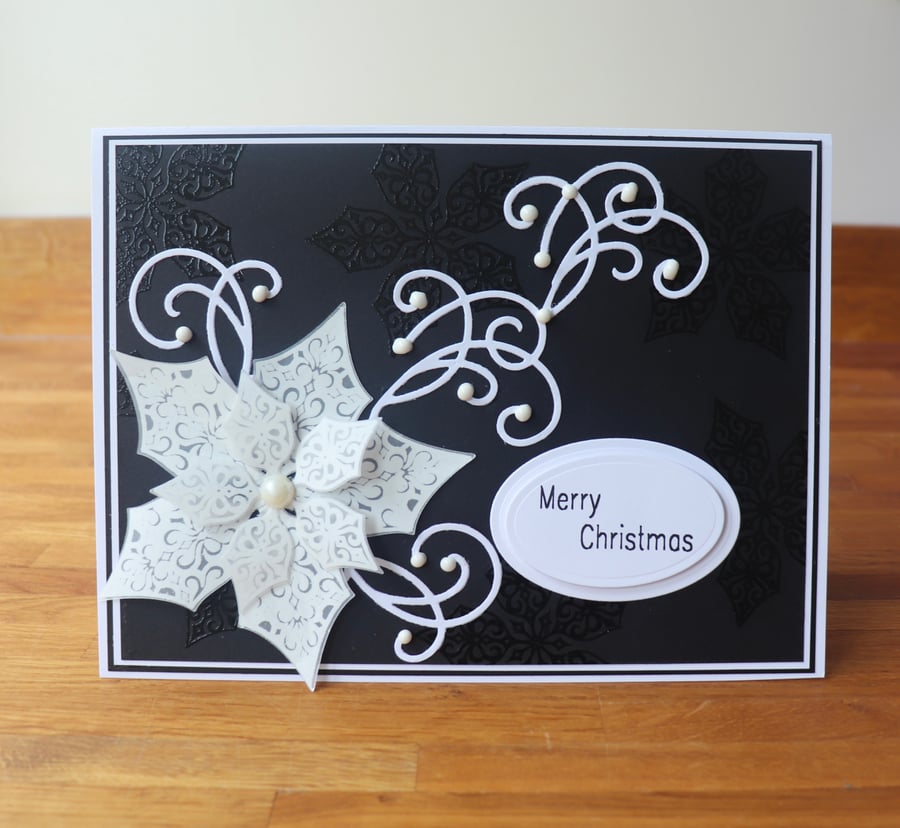 Poinsettia with a flourish.