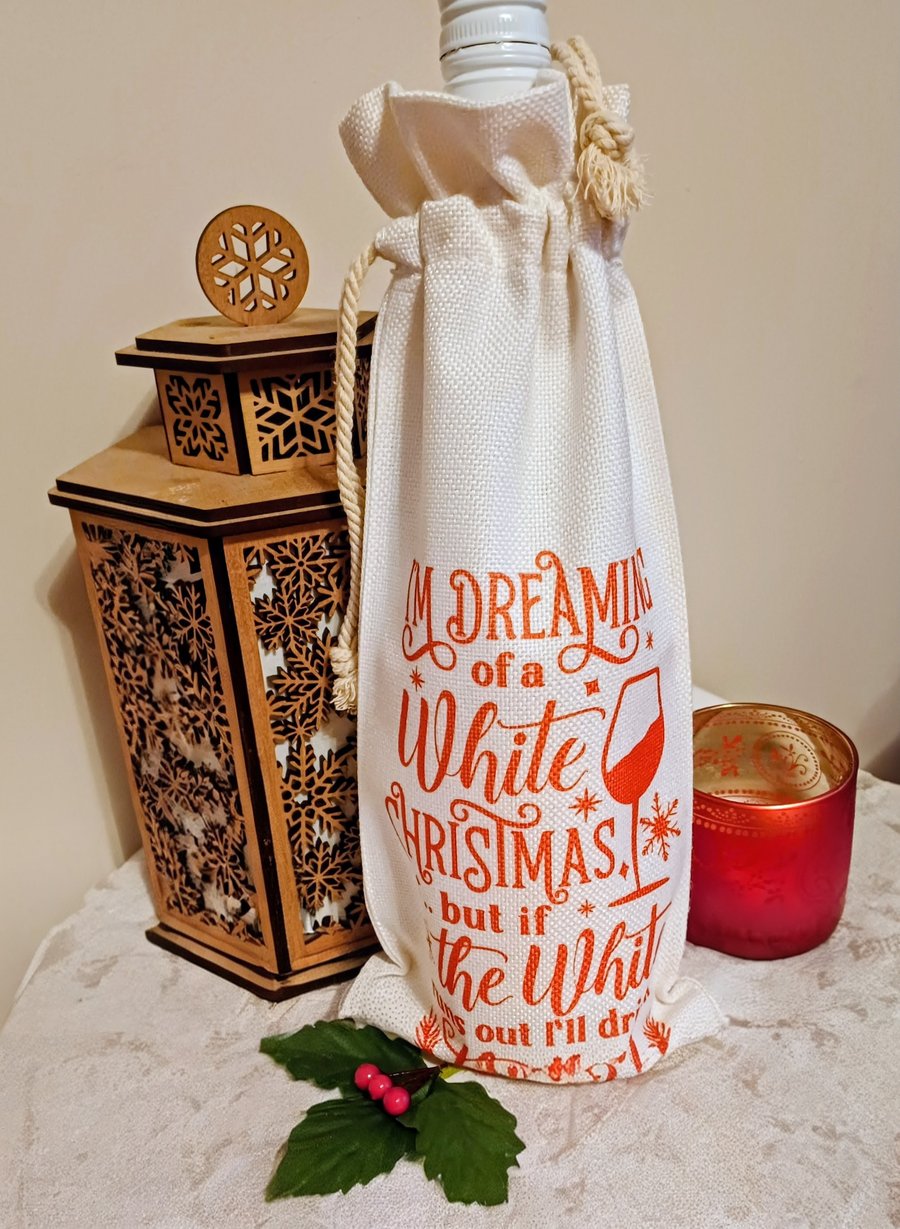 Wine bottle bag. Fabulous Christmas Present !