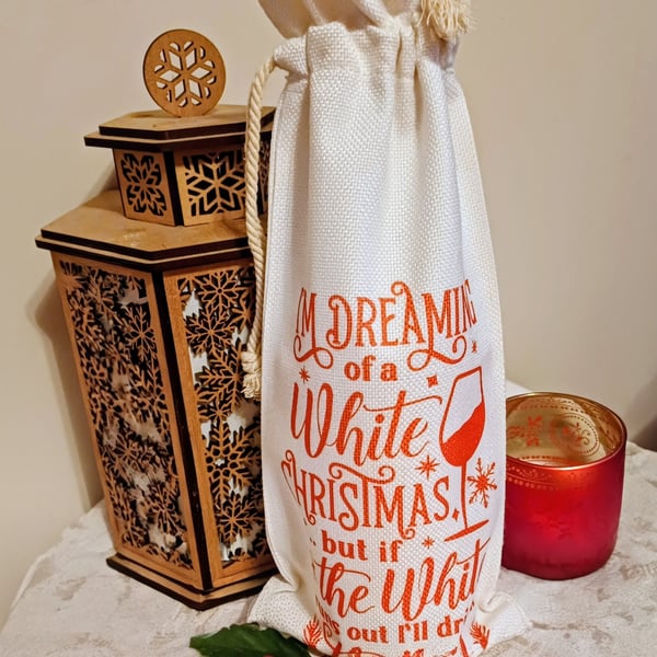 Wine bottle bag. Fabulous Christmas Present !