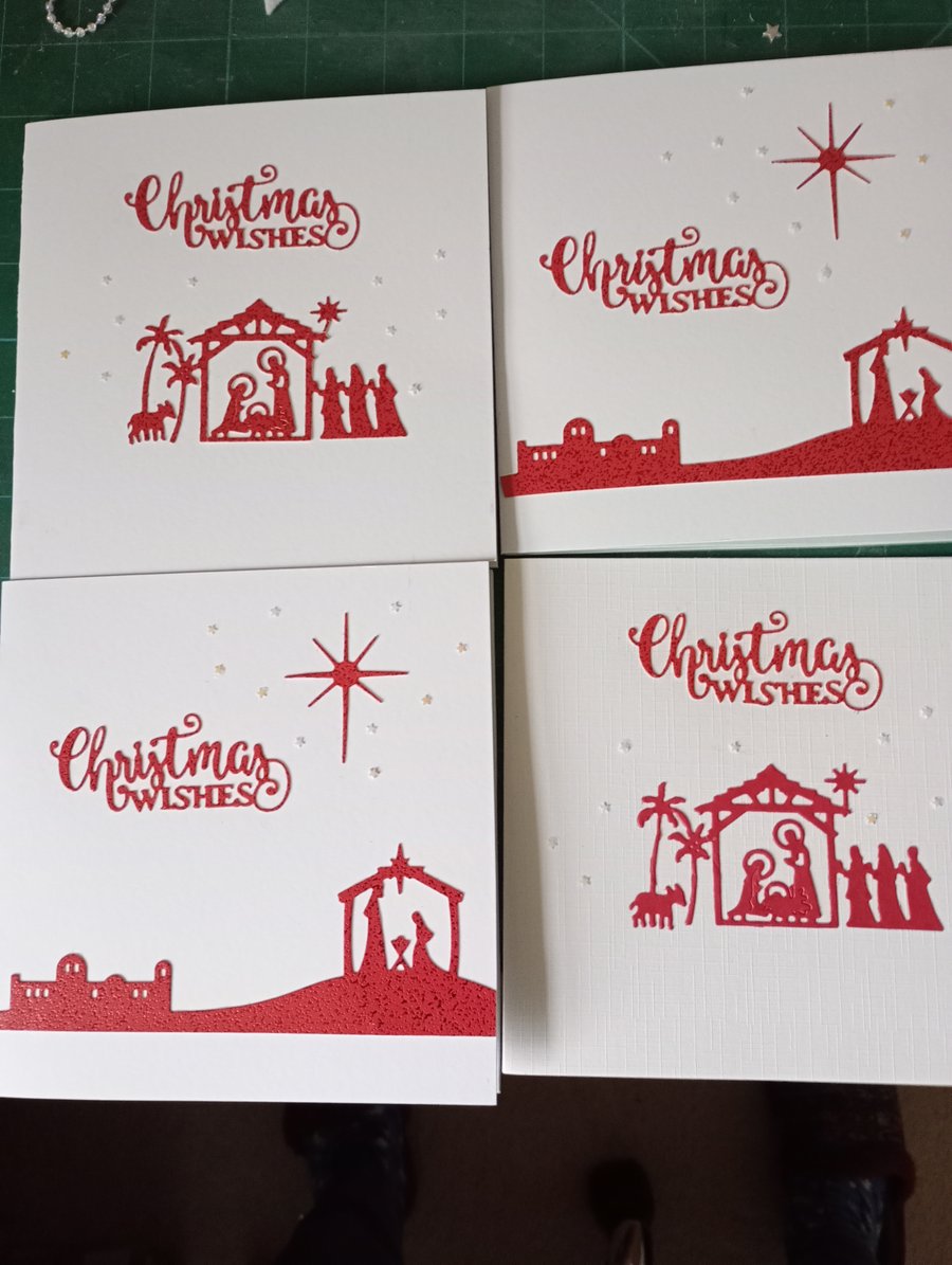 Pack of 4 Christmas cards 
