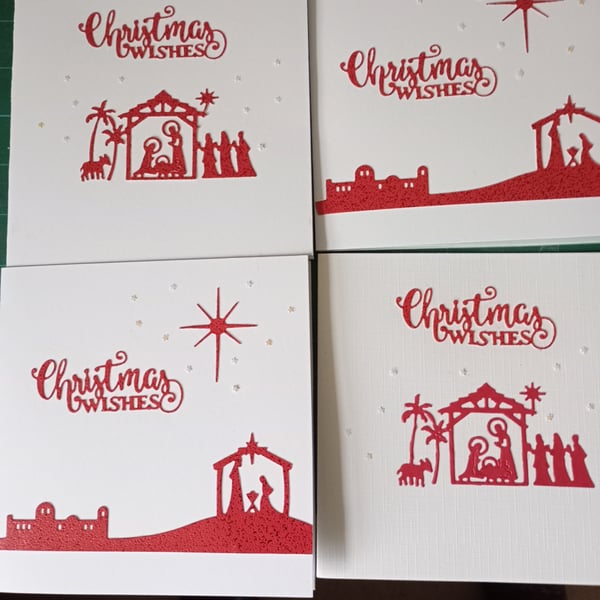 Pack of 4 Christmas cards 