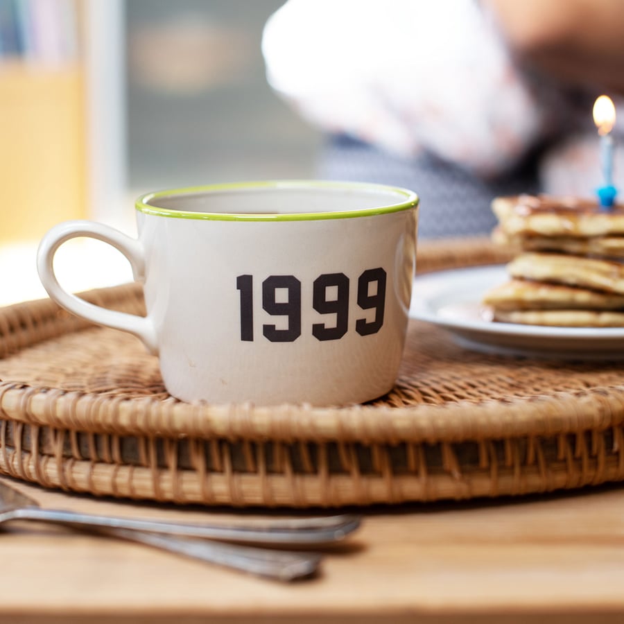 Personalised year mug