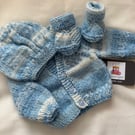 Cardigan, Hat & Booties