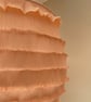 Paper pendant light shade, hand pleated. - Image 4