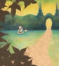 Velveteen Rabbit Art Print - rabbit topiary.  - Image 1
