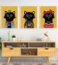 Tattoo Cat Wall Art Print, Tattoo Print, Tattoo Cat Print, Cat Print, Tattoo Art - Image 3