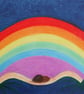 Rainbow Art Print, Spiritual Romantic Picture, Anniversay Gift for Him, For Her - Image 1