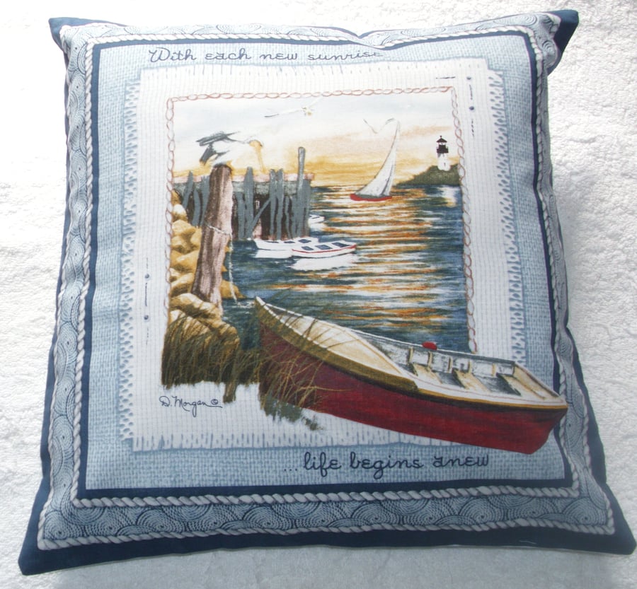Dawn over the water cushion