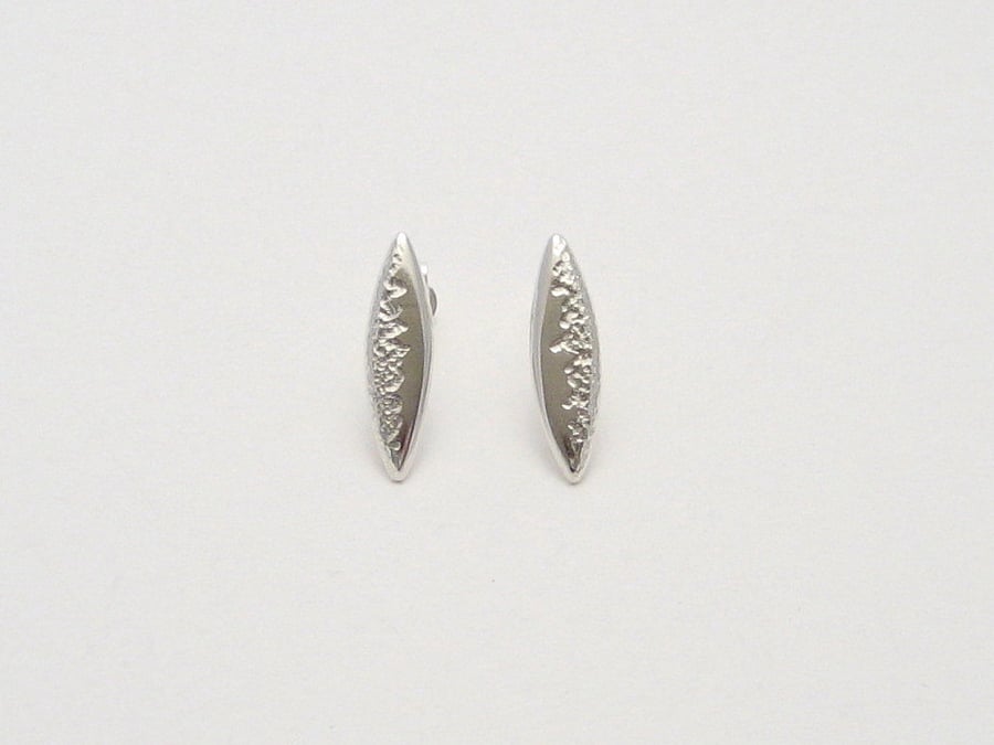 Sterling Silver Eclipse Small Stud Earrings