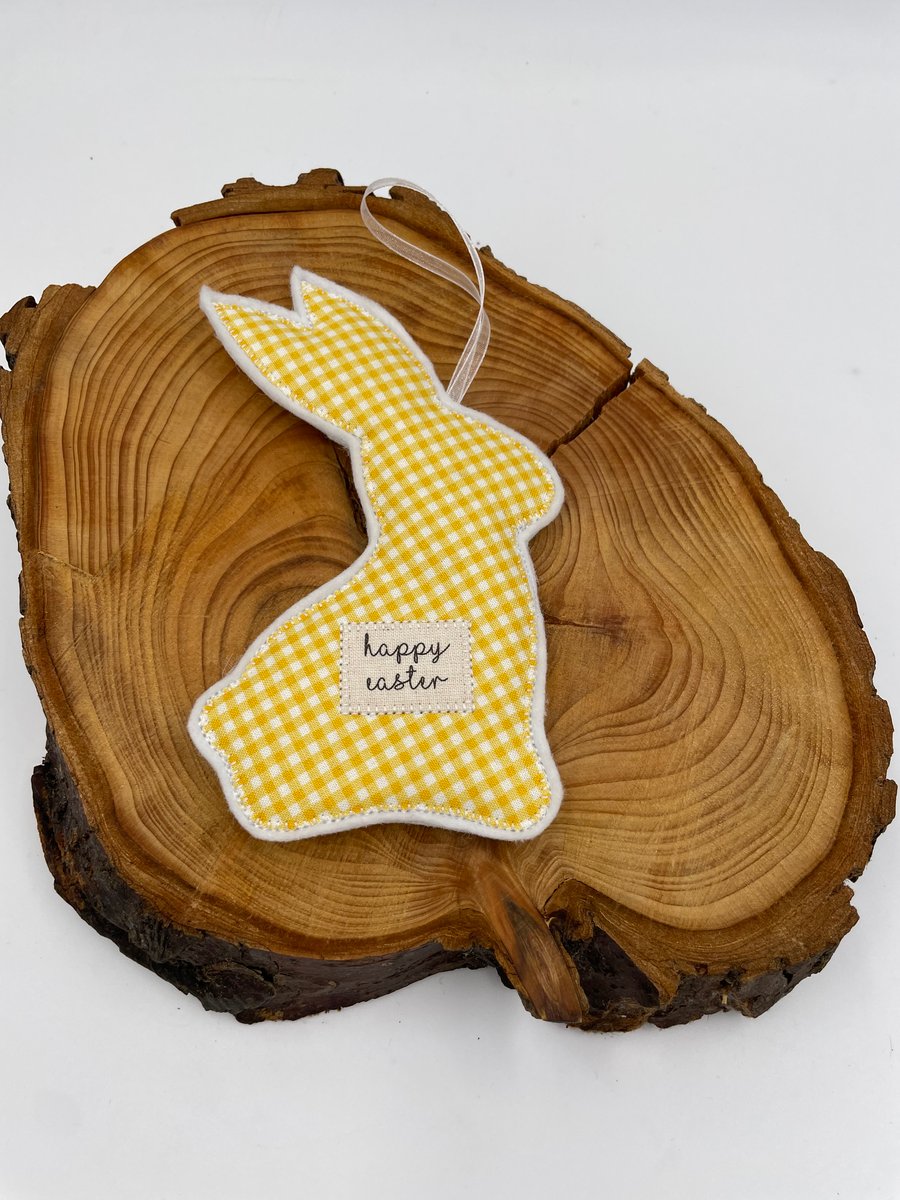Hanging bunny decoration for Easter