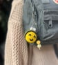 Fuzzy Butt Bee Keyring