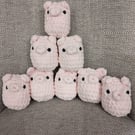 Handmade Crochet Pink Piglet Soft Toy Plushie