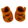 Reserved for Julie - Tan Embroidered Shoes