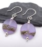 lilac sands wrapped earrings - Image 1