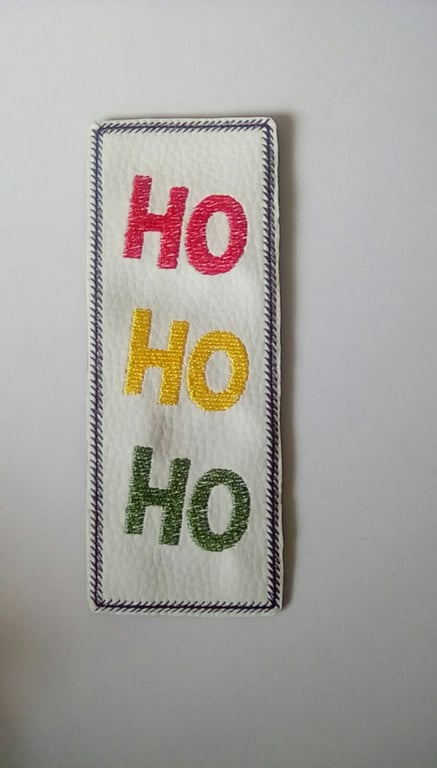 671. Ho Ho Ho bookmark.