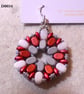 Hexagonal bead earrings (customisable) - Image 1