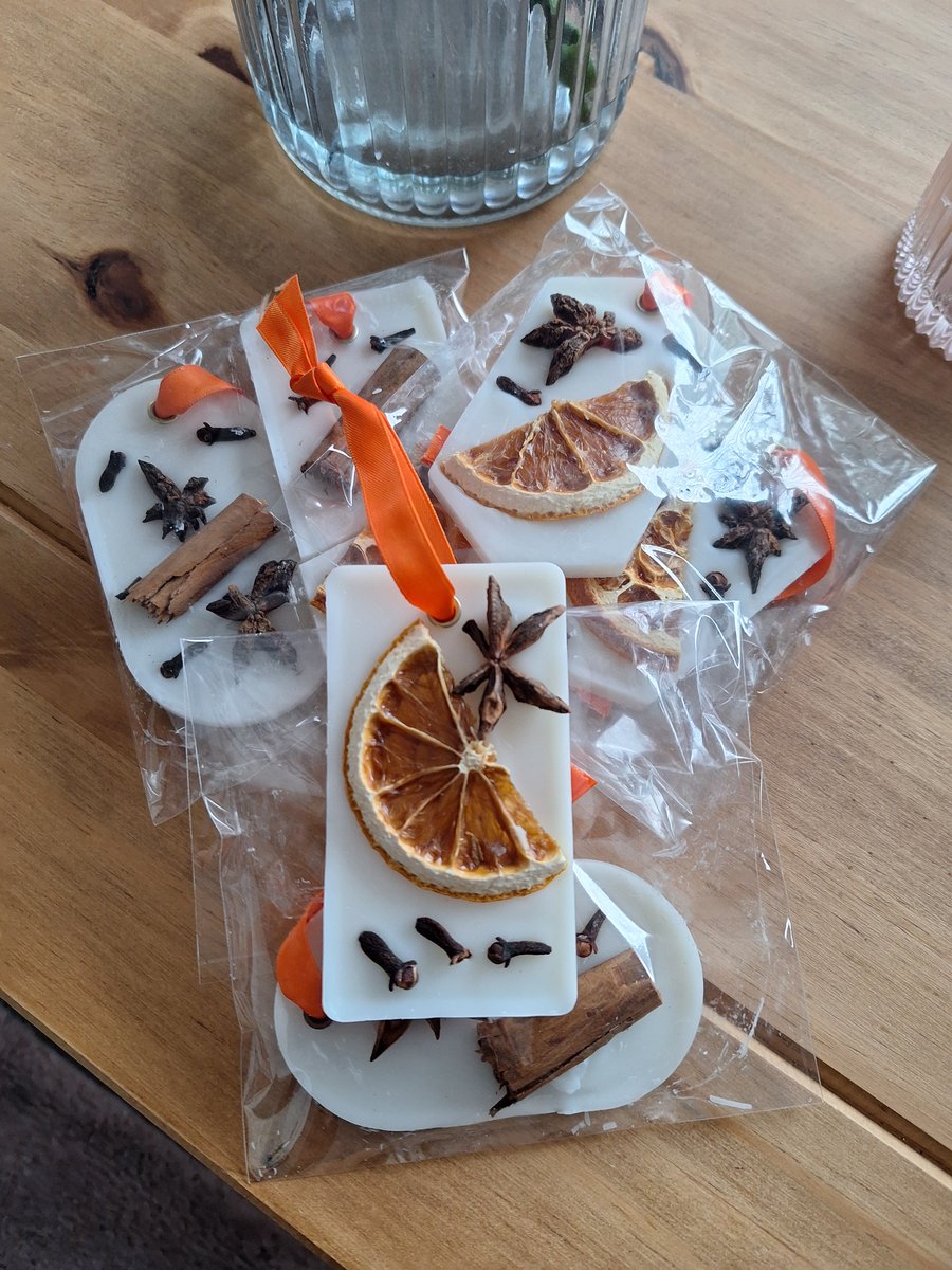 Orange and Clove Wax Wardrobe Fresheners
