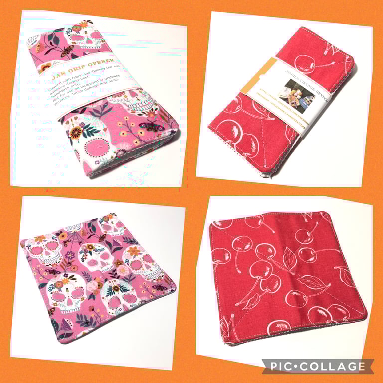 Jar Opener Jar Grip Kitchen Aid Floral Jar Opener Fox Chicken Fish Cherry Skull