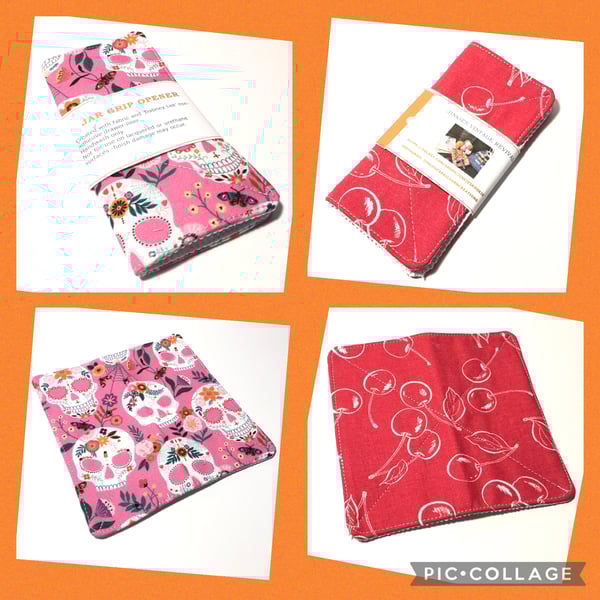 Jar Opener Jar Grip Kitchen Aid Floral Jar Opener Fox Chicken Fish Cherry Skull