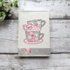 A5 fabric notebook, tea lover gift