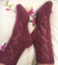 Lace Socks Knitting Pattern     - Image 1