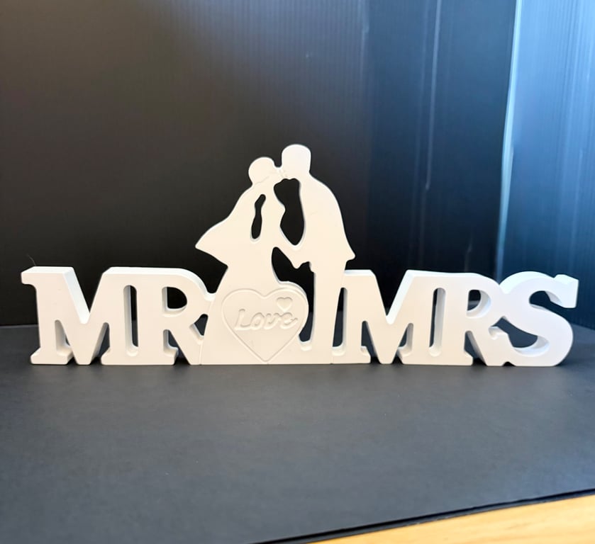 Mr & Mrs Decorative Ornament 