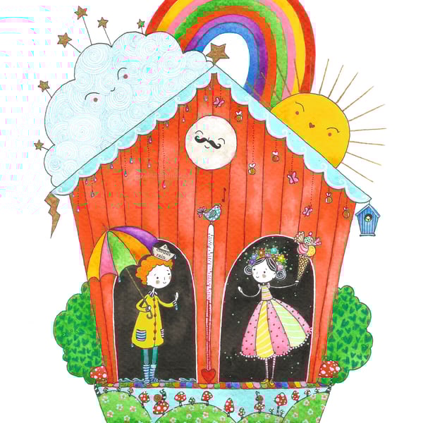 Whatever The Weather - A5 Giclee Print 
