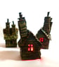 Small Rustic Houses - Set of 3 - MADE TO ORDER - Image 2