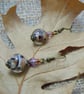 Artisan lampwork glass bead earrings - Image 2